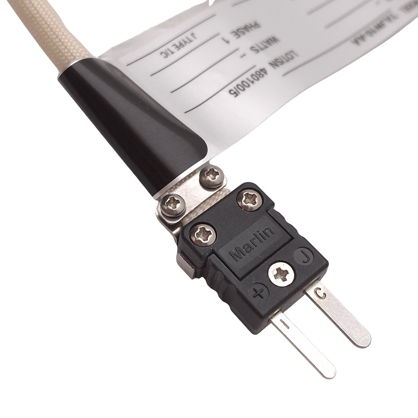 New BriskHeat TAJN10-AA Thermocouple Temperature Sensor Type-J, 10ft Long, Mini Plug