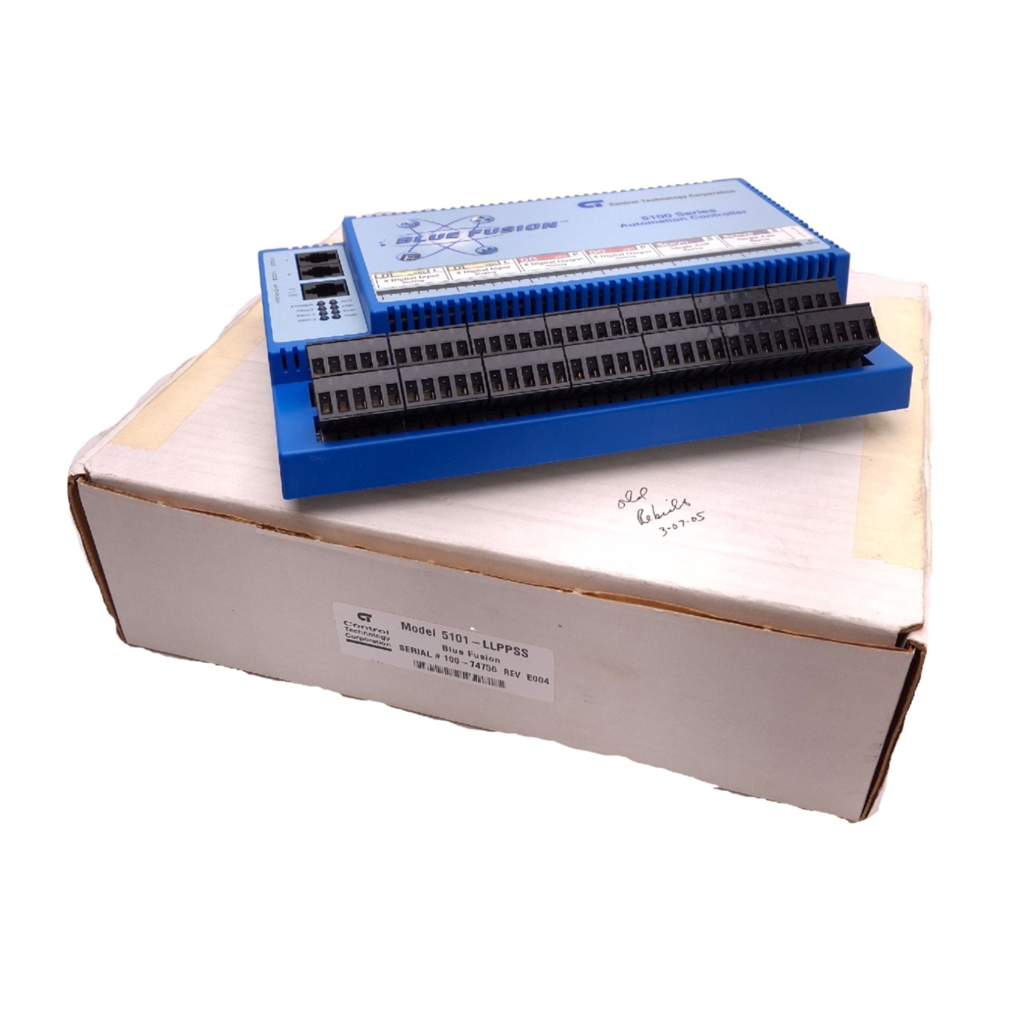 Control Technology 5101-LLPPSS Blue Fusion PAC, 16x Digital I/O, 2x Se ...