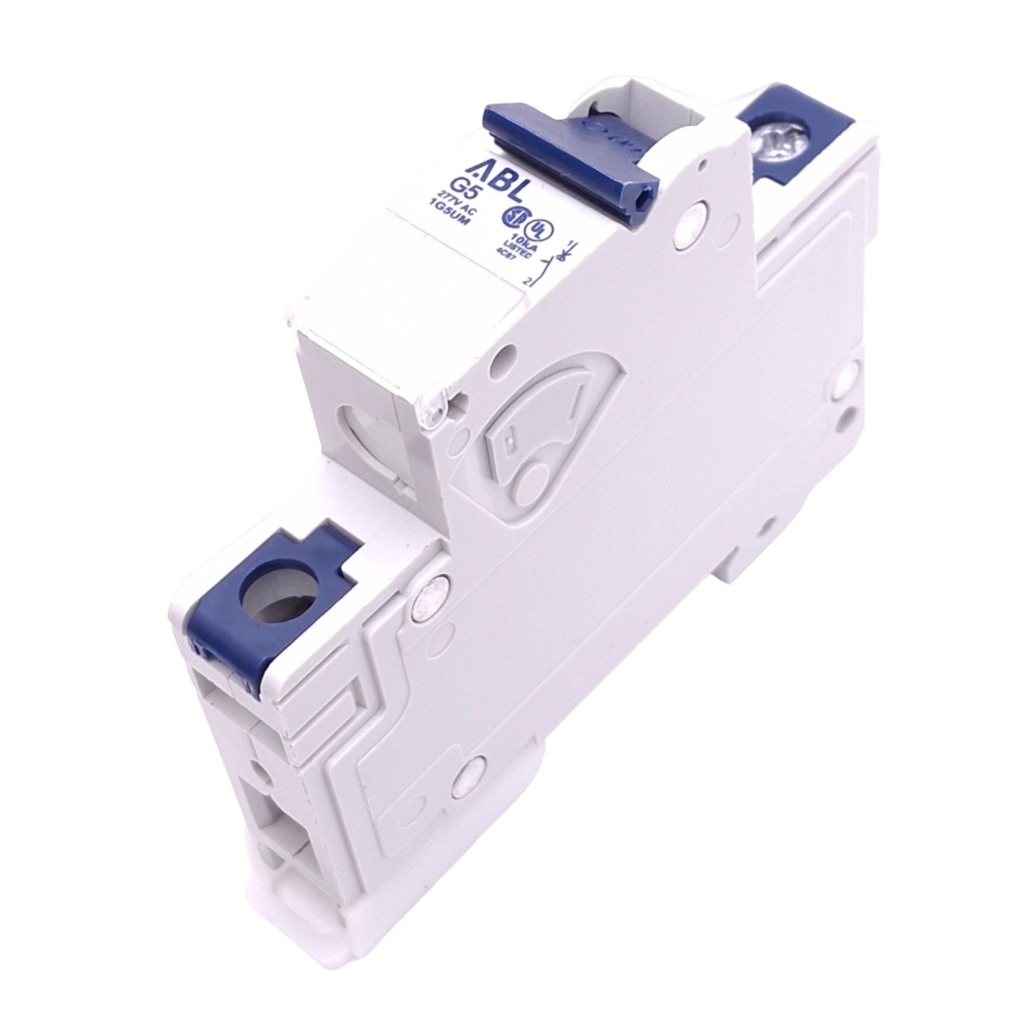 Used Altech ABL Sursum 1G5UM Circuit Breaker, 1-Pole, 5A, 277VAC Max, DIN Rail