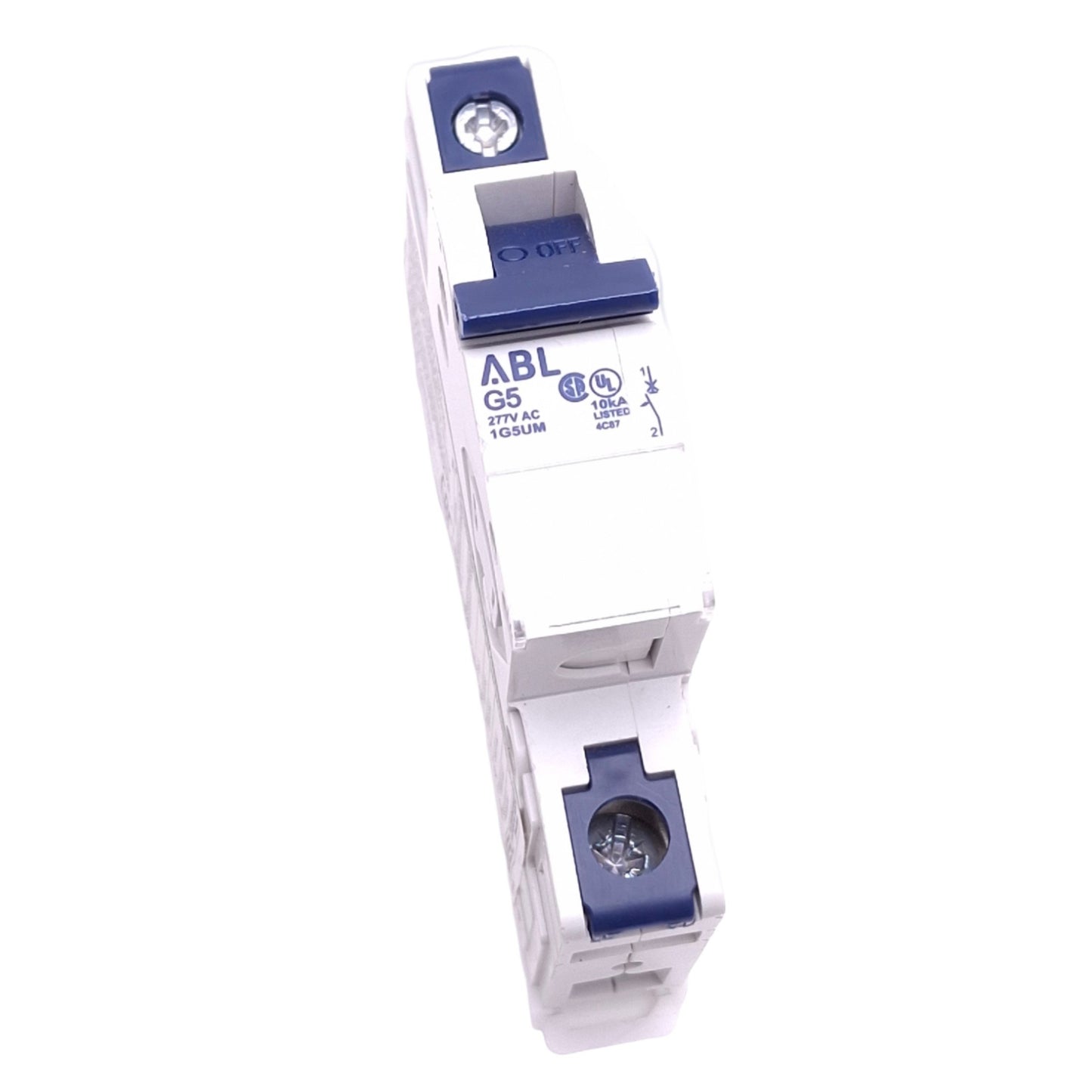 Used Altech ABL Sursum 1G5UM Circuit Breaker, 1-Pole, 5A, 277VAC Max, DIN Rail