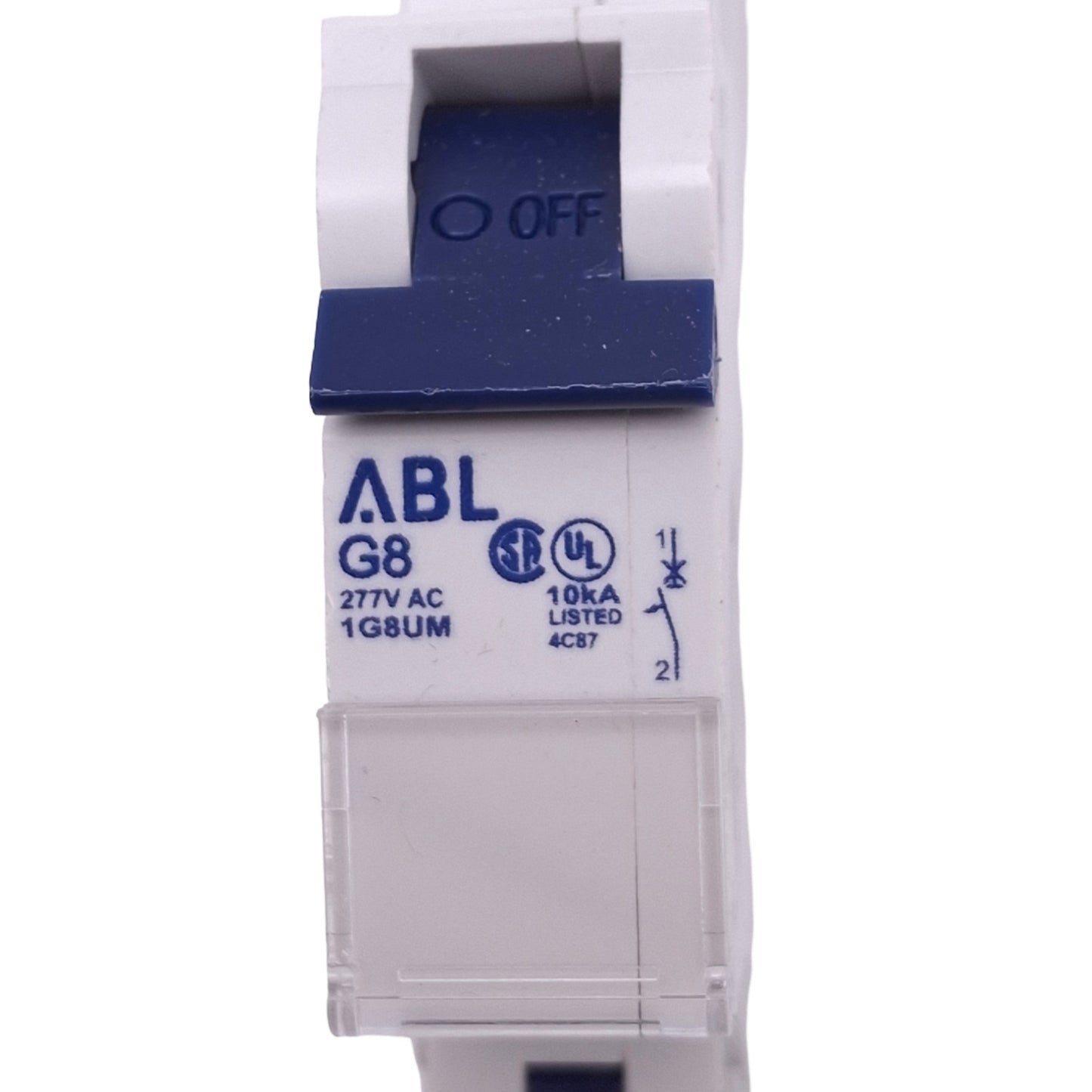NEW Altech ABL Sursum 1G8UM Circuit Breaker, 1-Pole, 8A, 277VAC Max, DIN Rail