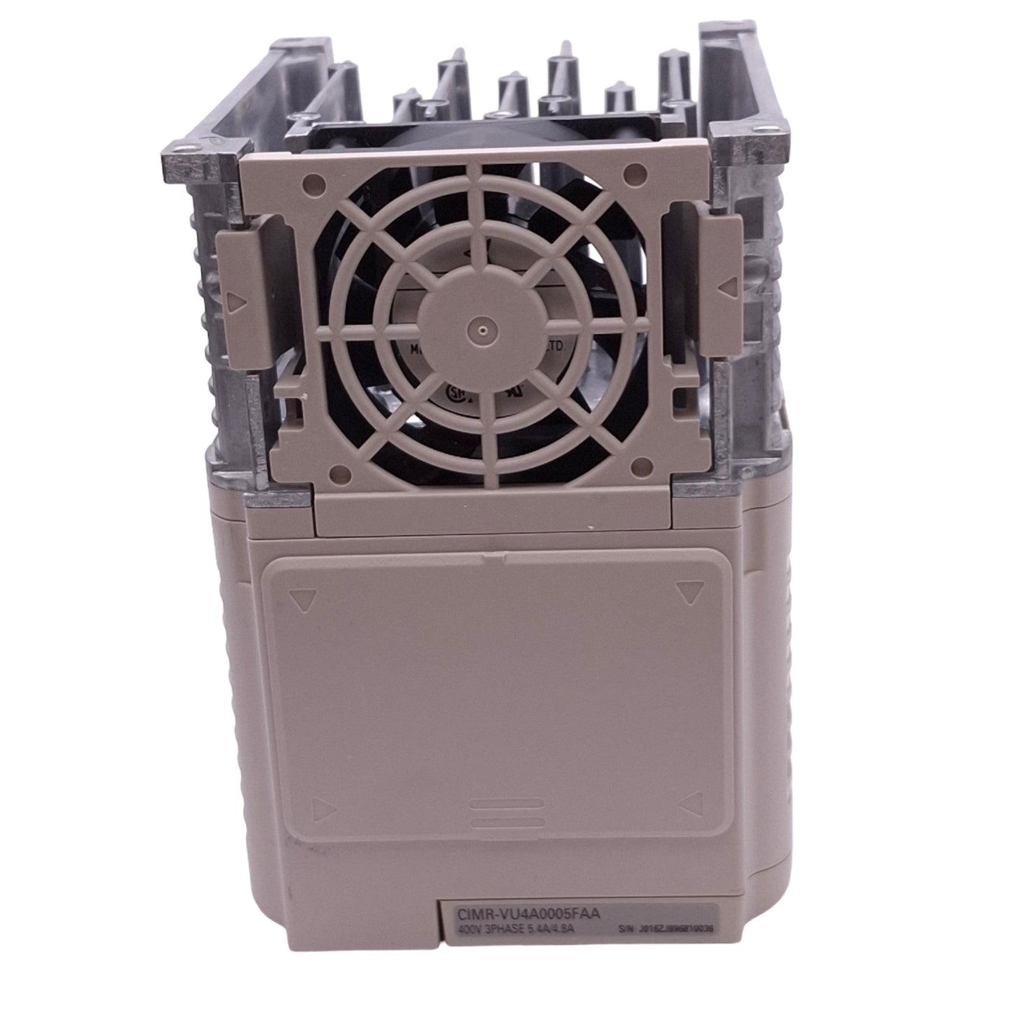 Used Yaskawa CIMR-VU4A0005FAA Variable Frequency Drive, 3ph 0-480VAC 0-400Hz, 3HP Max