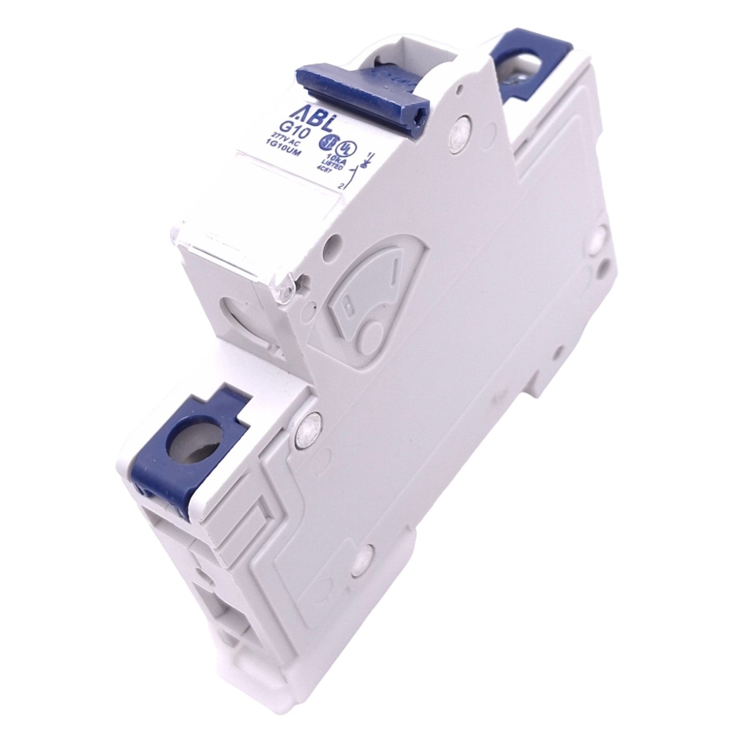 Used Altech ABL Sursum 1G10UM Circuit Breaker, 1-Pole, 10A, 277VAC Max, DIN Rail