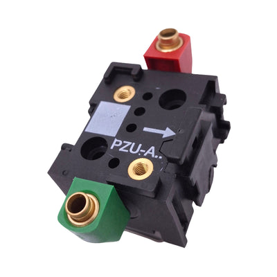 New Parker PZU-A12 Pneumatic Subbase for PRT Time Delay Relay, 3-Port, ø4mm P2C