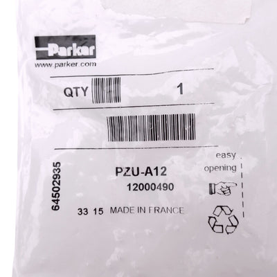 New Parker PZU-A12 Pneumatic Subbase for PRT Time Delay Relay, 3-Port, ø4mm P2C
