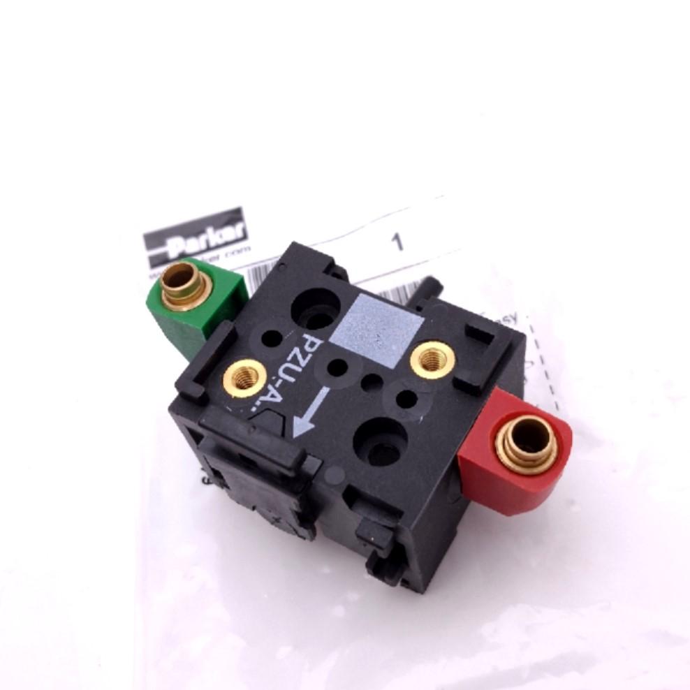 New Parker PZU-A12 Pneumatic Subbase for PRT Time Delay Relay, 3-Port, ø4mm P2C