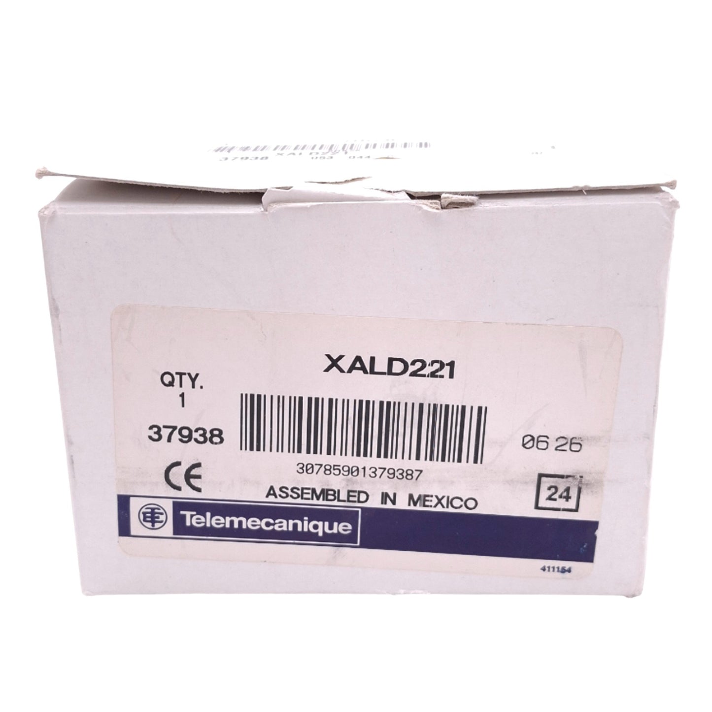 New Telemecanique XALD221 Switch Enclosure, ø22mm 2-Button 2NO, 6A 120VAC Max