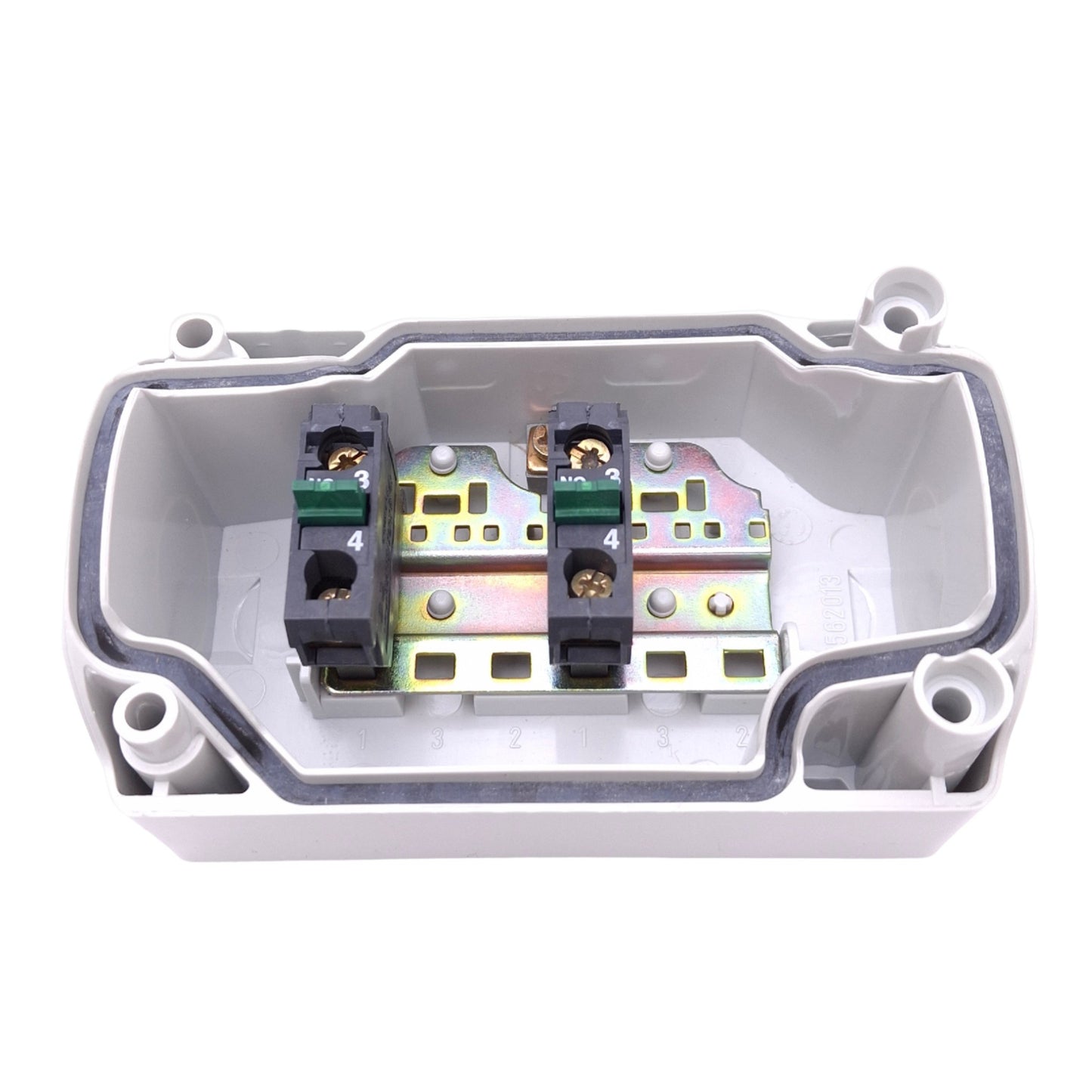 New Telemecanique XALD221 Switch Enclosure, ø22mm 2-Button 2NO, 6A 120VAC Max