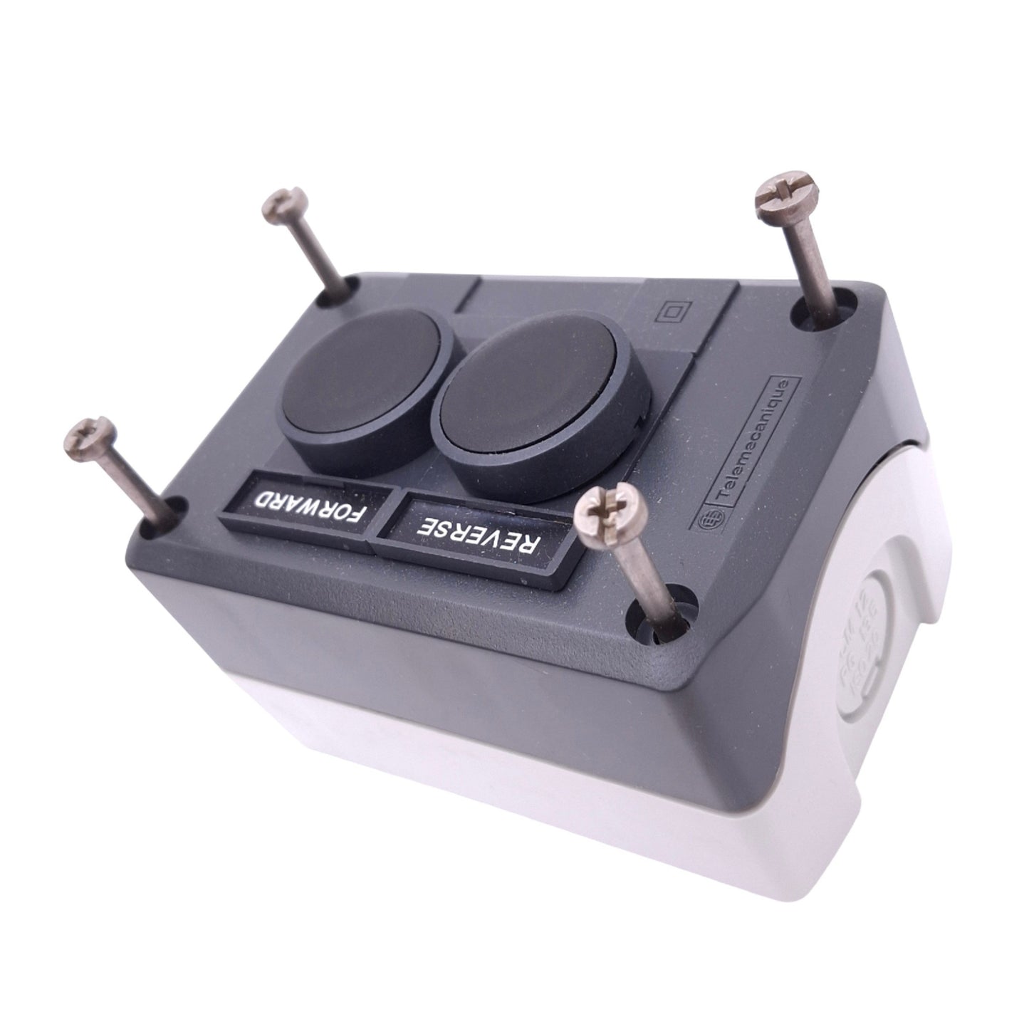 New Telemecanique XALD221 Switch Enclosure, ø22mm 2-Button 2NO, 6A 120VAC Max