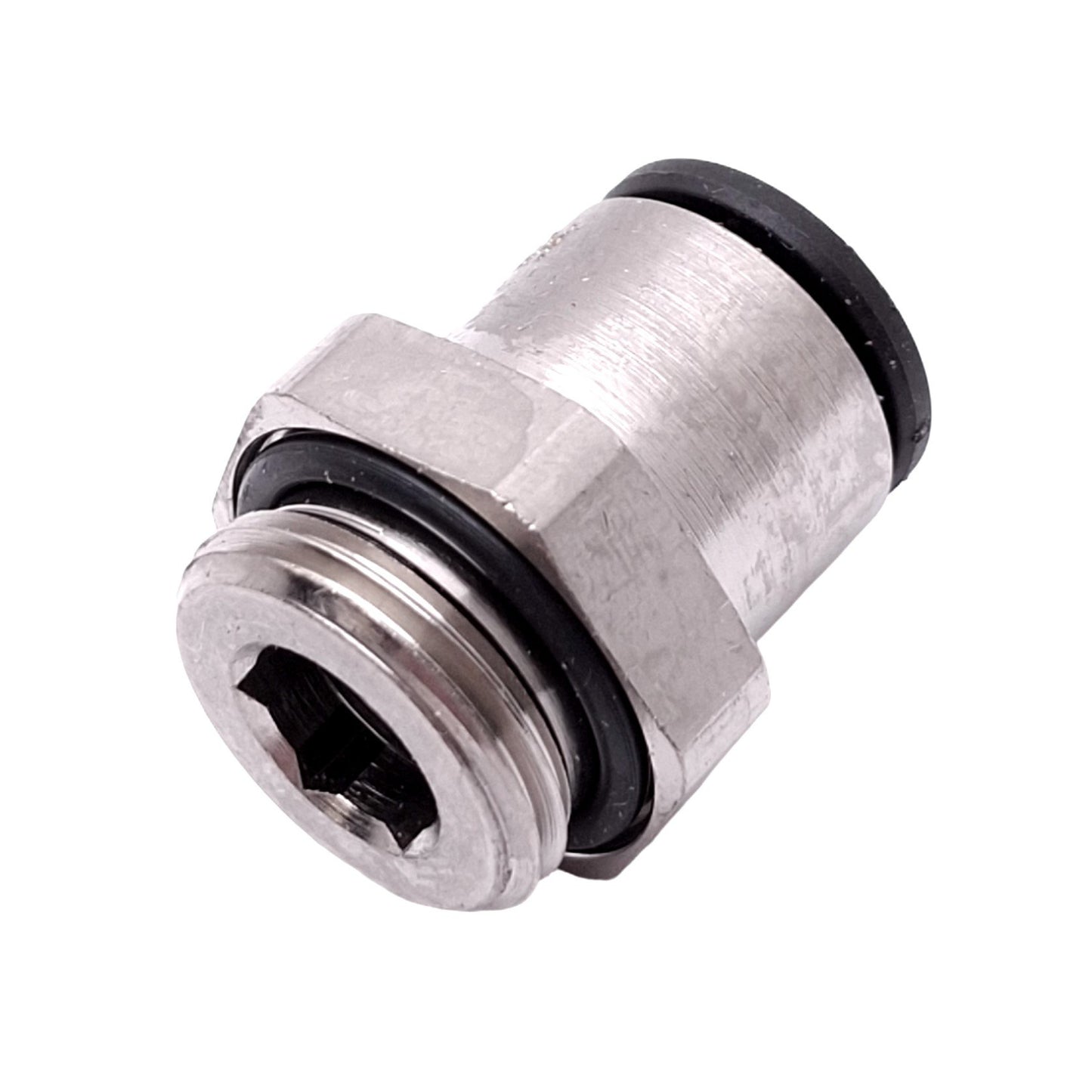 New Parker 3101 10 17 LF 3000 Pneumatic Fitting, 3/8in Male BSPP to 10mm P2C, 290psi