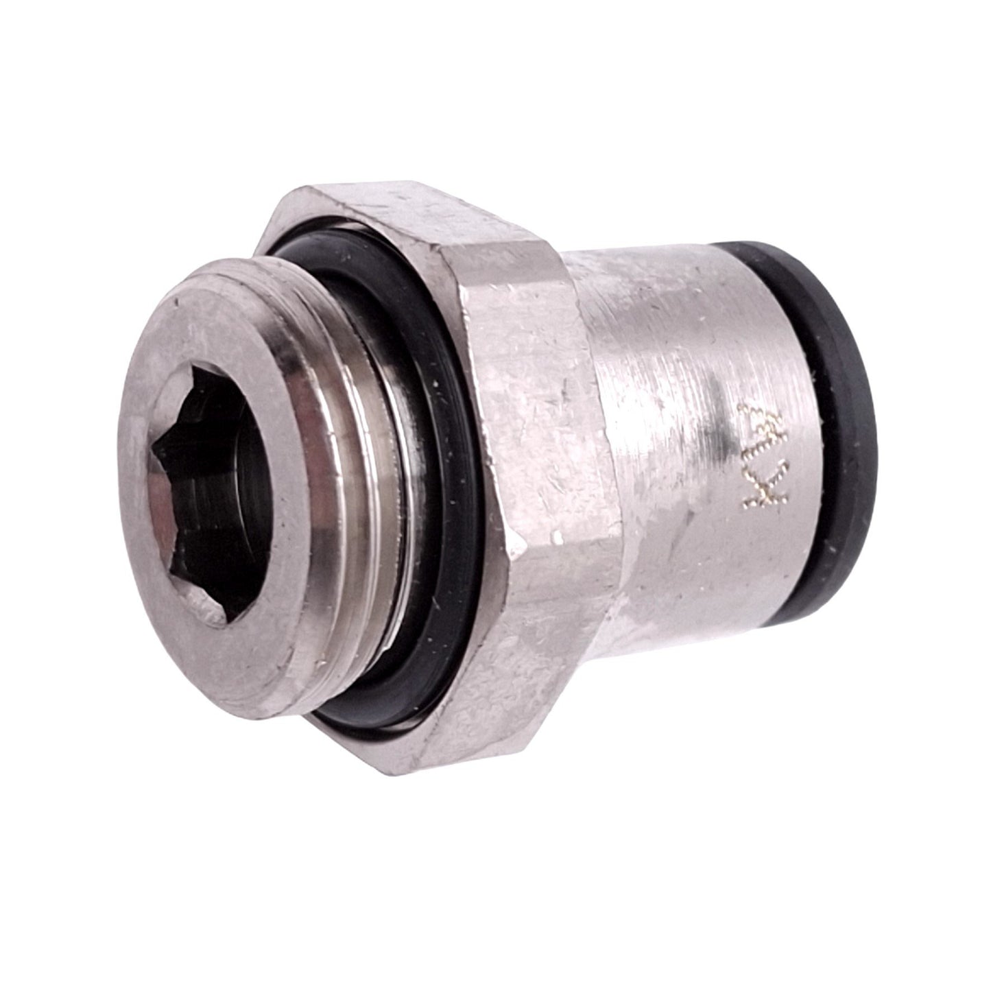 New Parker 3101 10 17 LF 3000 Pneumatic Fitting, 3/8in Male BSPP to 10mm P2C, 290psi