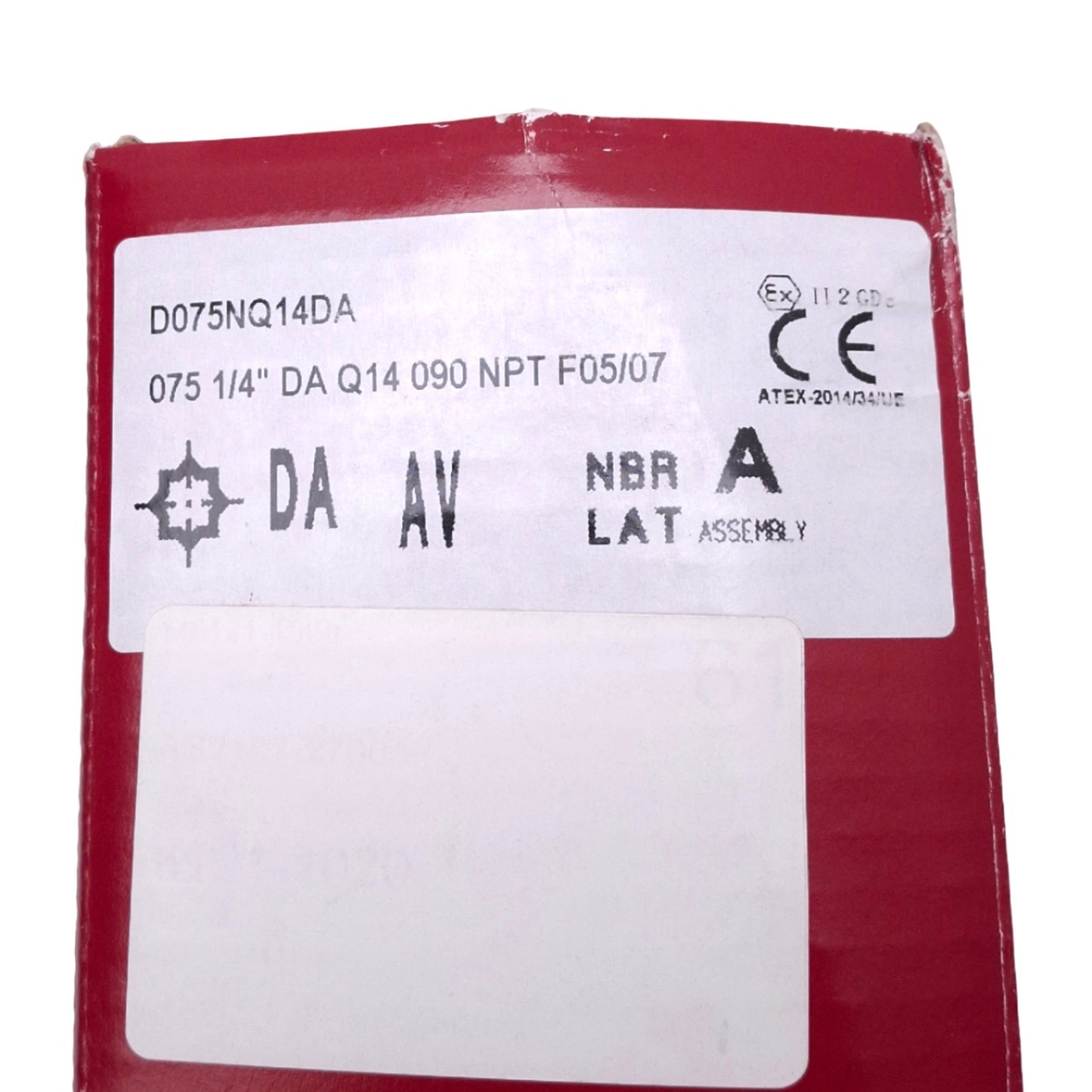 New Duravalve 075 F5 7 Q14 Durair II Assembly, 145psi Max, 1/4in NPT, 2in NPT Valve