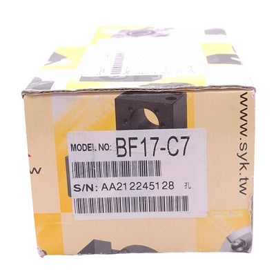 New SYK BF17-C7 Ballscrew Support Unit, ø17mm Bore, 86x64x23mm, 9.5kN Max Load