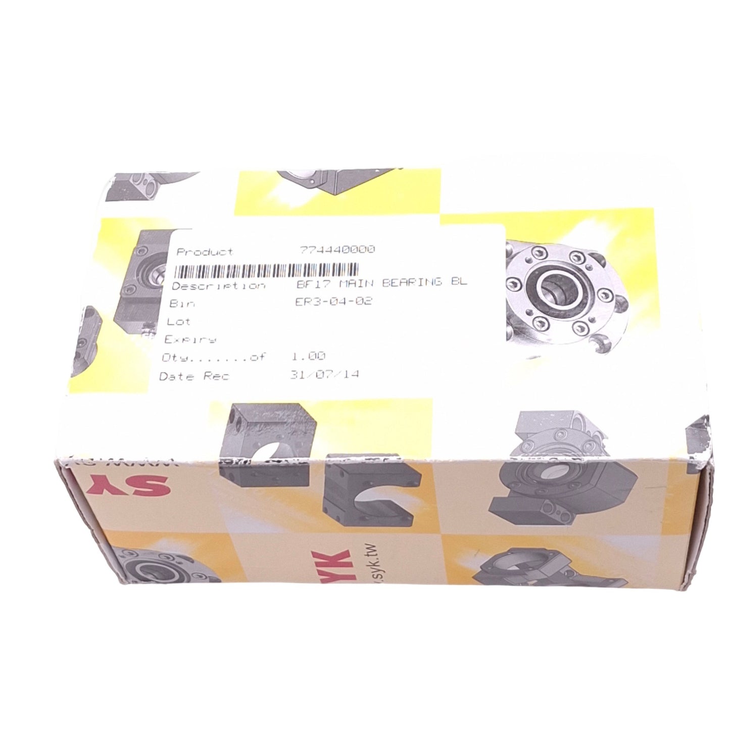 New SYK BF17-C7 Ballscrew Support Unit, ø17mm Bore, 86x64x23mm, 9.5kN Max Load