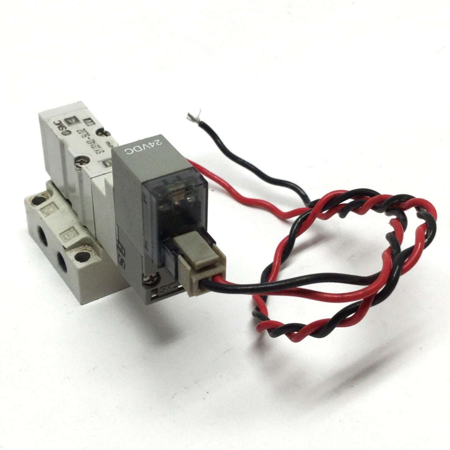 Used SMC SYJ3140-5LOZ-M5 Solenoid Valve, 5-Port 2-Position, 0.7MPa, M5 Ports, 24VDC