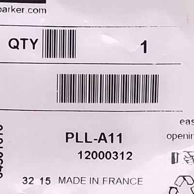 New Parker PLL-A11 High-Speed Pneumatic Logic Control Valve, 3-8bar, 180l/min