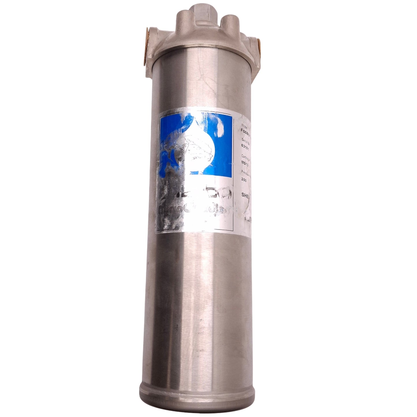 New – Open box Shelco Filters FOSBN-786 Single Cartridge Filter Housing 9-3/4in, 3/4" NPT