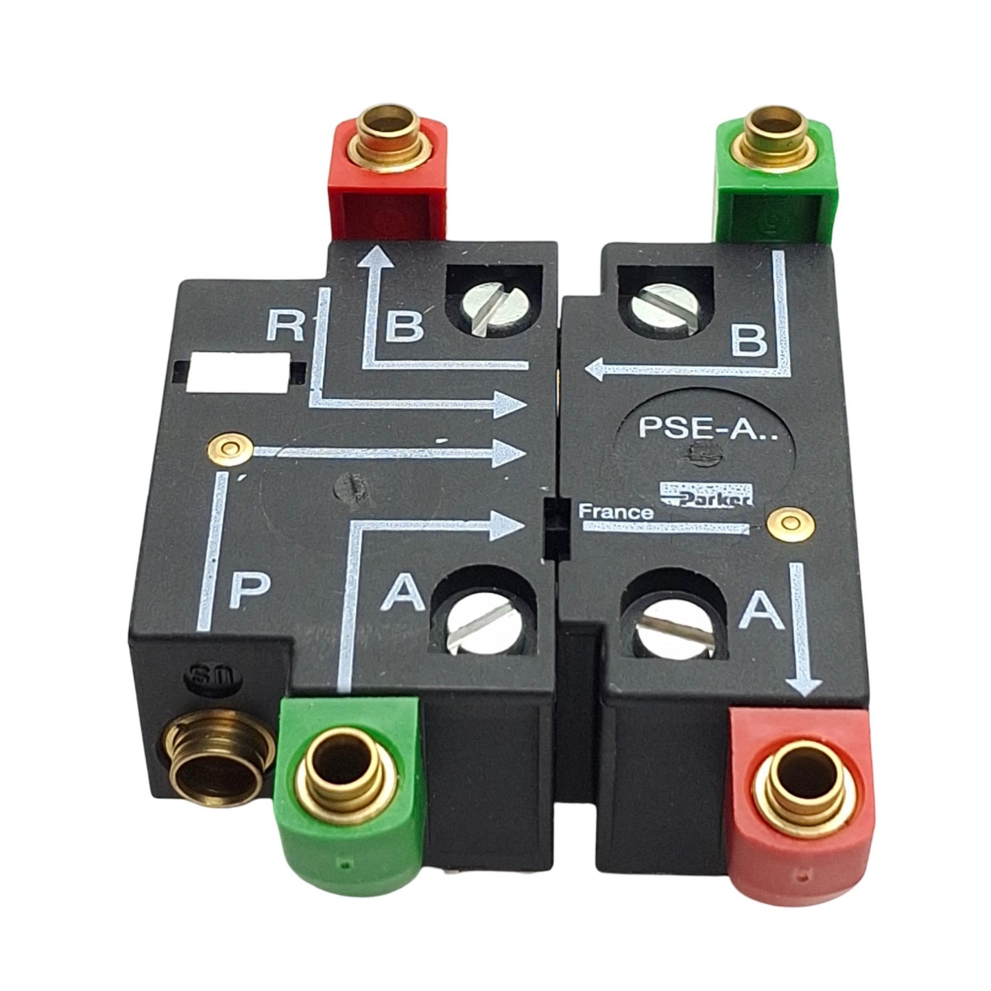 Used Parker PSE-A12 Pneumatic Logic Processor Head And Tail, ø4mm Swivel, 3-8bar