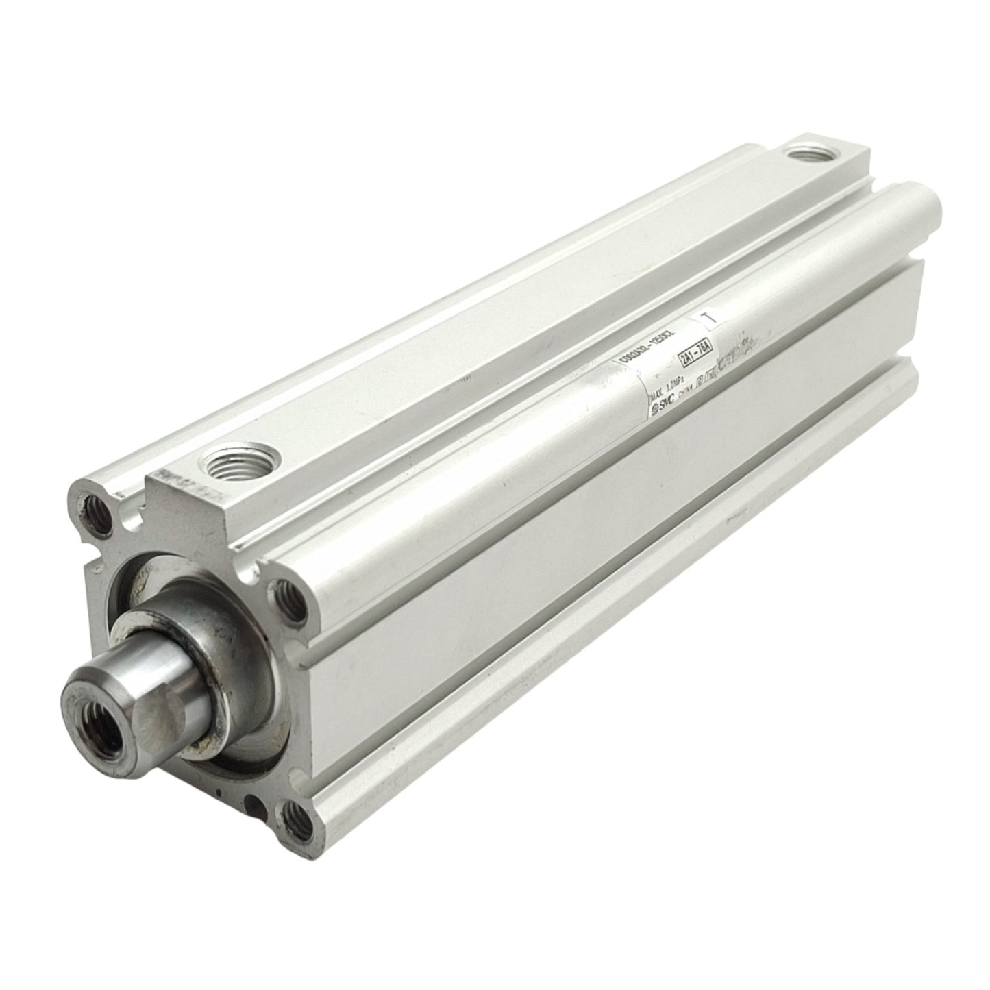 Used SMC CDQ2A32-125DCZ Double Action Pneumatic Compact Cylinder, Stroke: 125mm