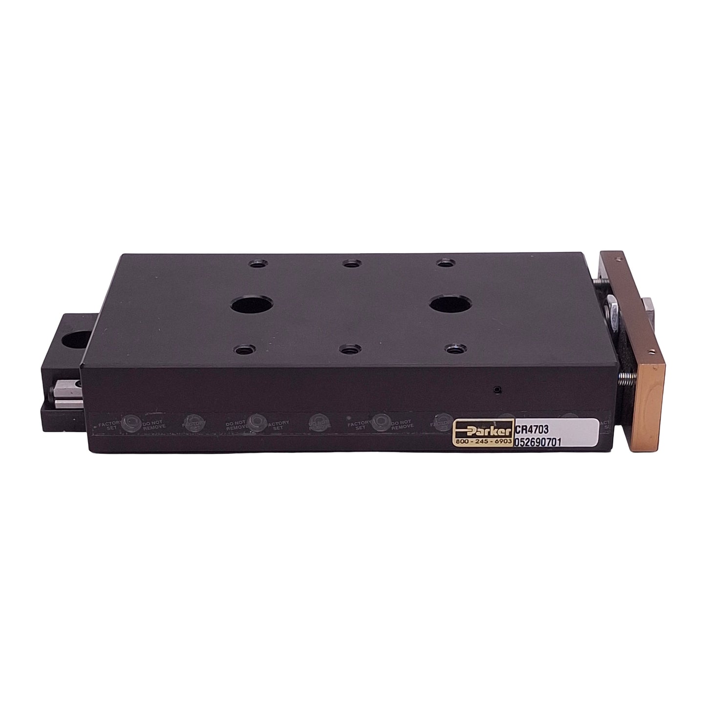 Used Parker CR4703 Cross Roller Linear Positioning Stage 0.75" Travel *No Fine Screw*