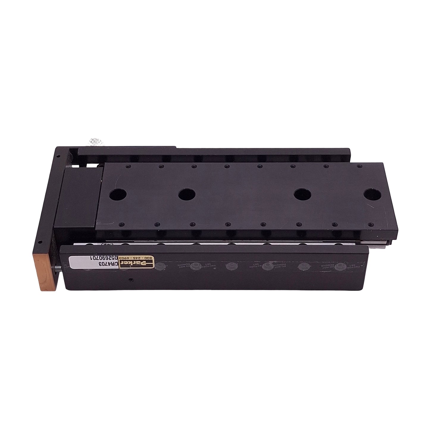 Used Parker CR4703 Cross Roller Linear Positioning Stage 0.75" Travel *No Fine Screw*