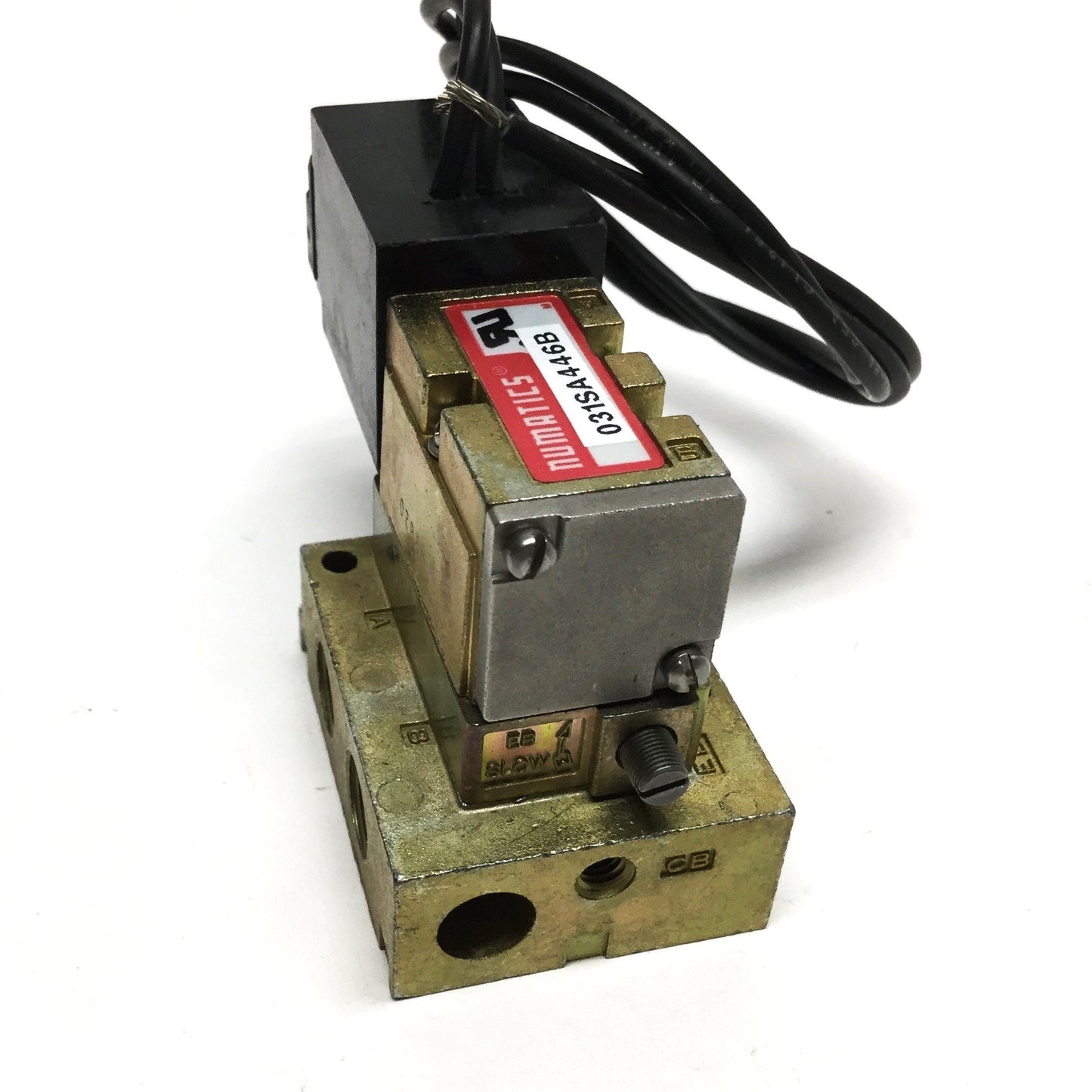 New – Open box Numatics 031SA446B Solenoid Valve, 5-Port 2-Position, G1/8 Ports, 24VDC Coil