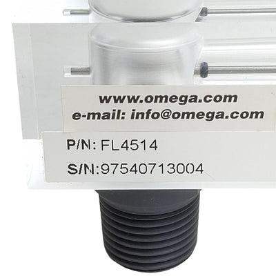 New Omega Engineering FL4514 Variable Flow Meter, 2-22 SCFM Air, 1/4in NPT, 100psi