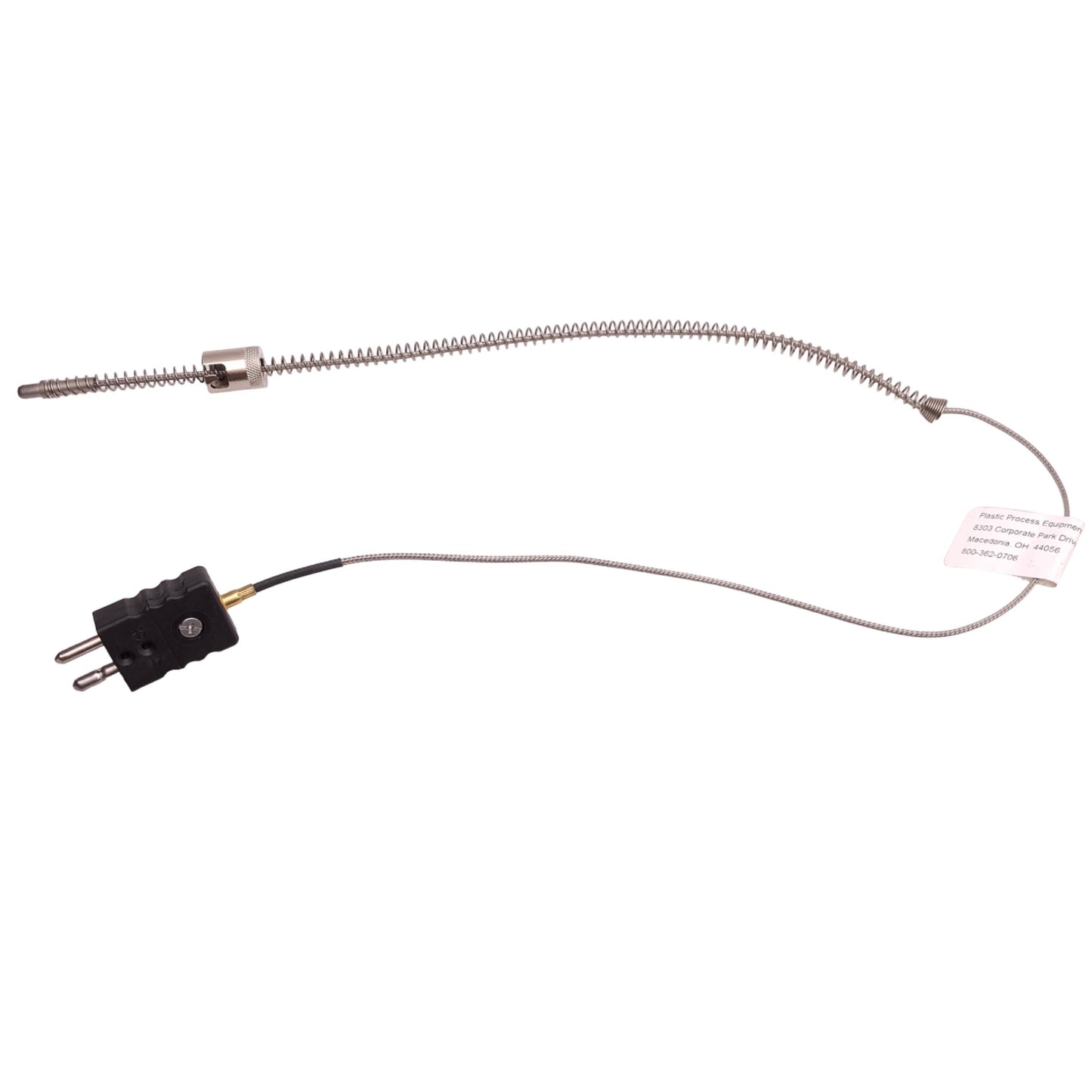 New – Open box Plastic Process Equipment ADTP-1024 Thermocouple Type J, ø3/19" Tip, Grounded