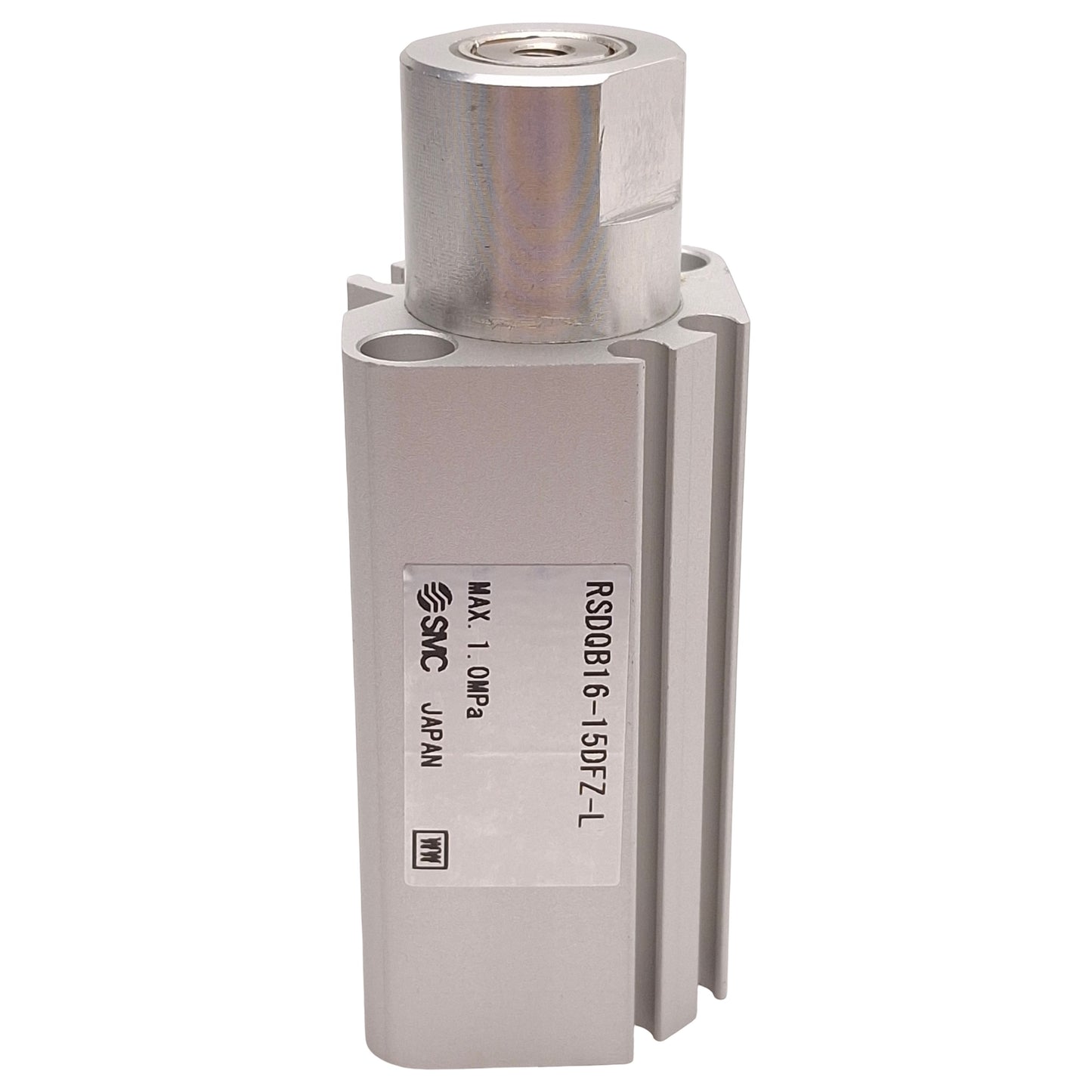 New SMC RSDQB16-15DFZ-L Compact Stopper Cylinder ø16mm Bore, 15mm Stroke, M5, 1.0MPa