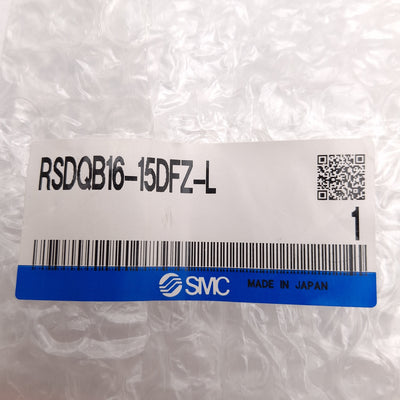 New SMC RSDQB16-15DFZ-L Compact Stopper Cylinder ø16mm Bore, 15mm Stroke, M5, 1.0MPa