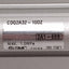 Used SMC CDQ2A32-10DZ Compact Cylinder, ø32mm Bore, 10mm Stroke, 1.0MPa, Rc1/8