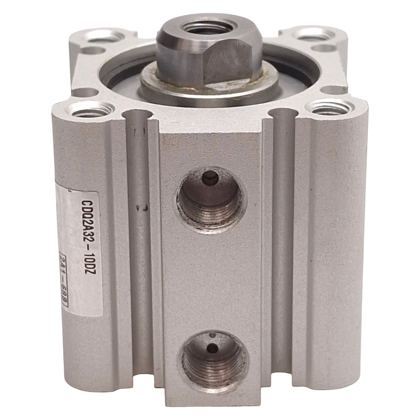 Used SMC CDQ2A32-10DZ Compact Cylinder, ø32mm Bore, 10mm Stroke, 1.0MPa, Rc1/8
