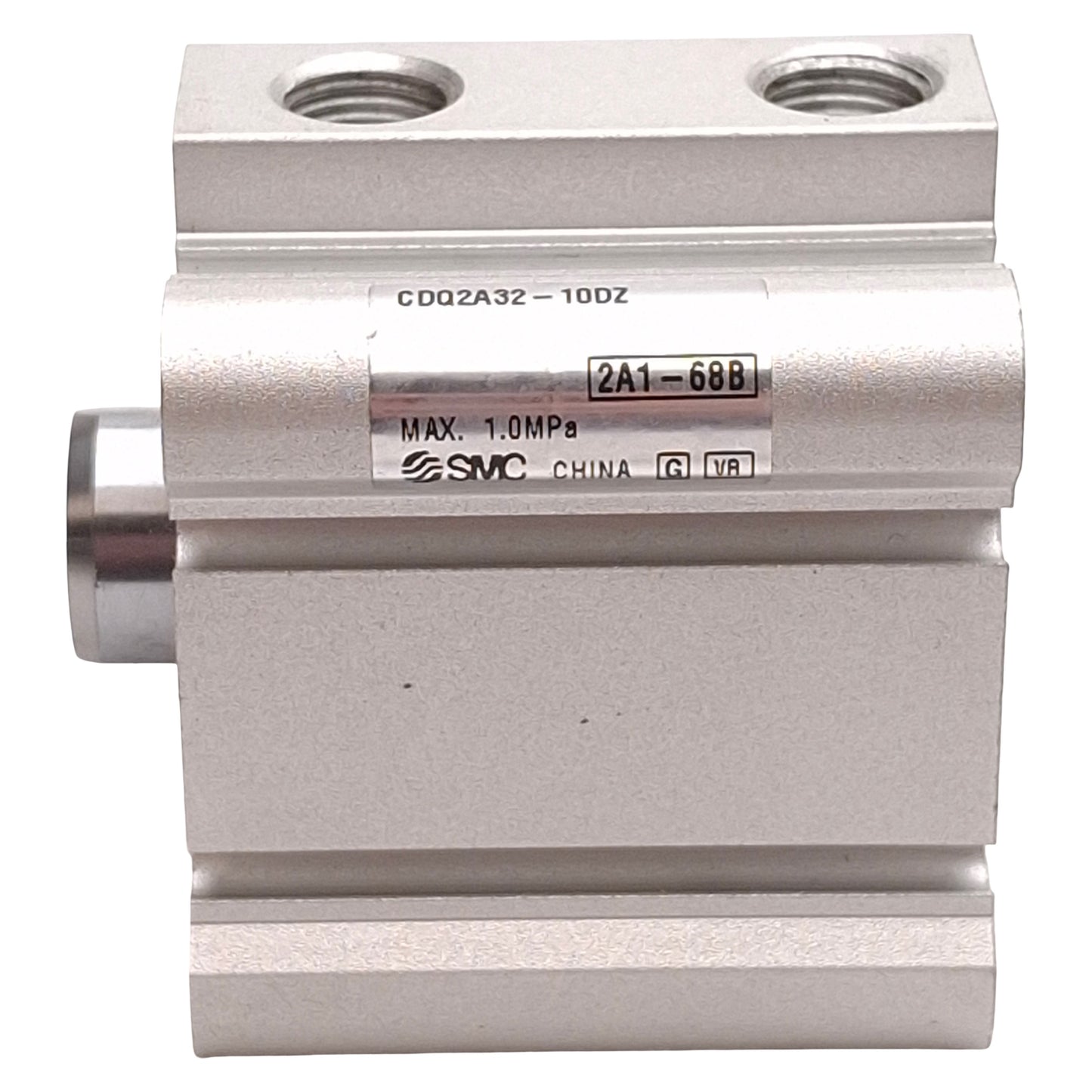 Used SMC CDQ2A32-10DZ Compact Cylinder, ø32mm Bore, 10mm Stroke, 1.0MPa, Rc1/8
