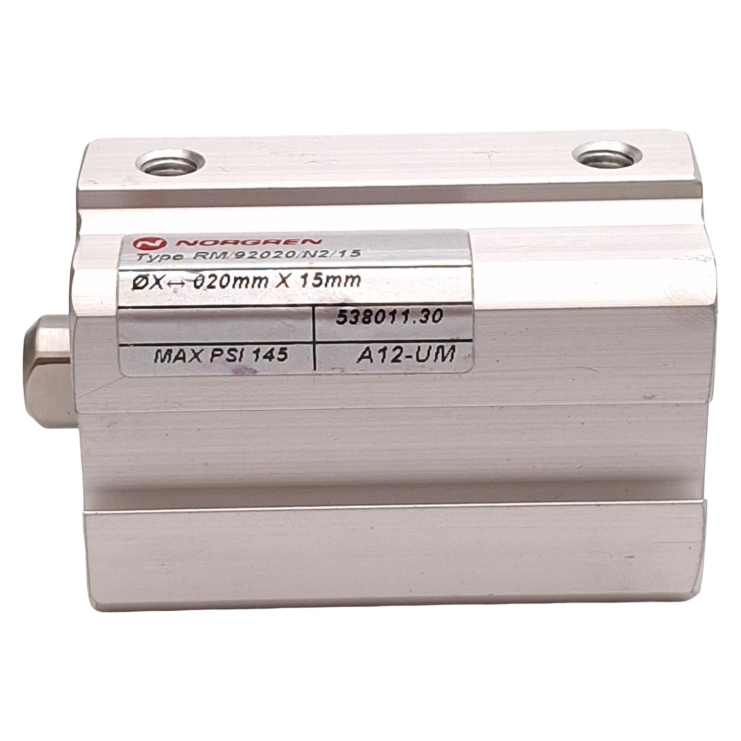 New IMI Norgren RM/92020/N2/15 Non-Rotating Compact Cylinder ø20mm Bore, 15mm Stroke