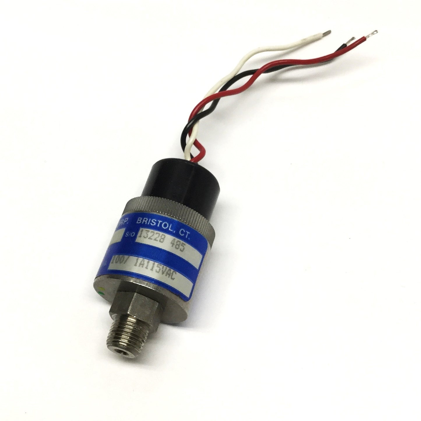 Used Whitman P117G-10H-C12L-G Pressure Switch, 4.5-100psi, 1/8" NPT, SPDT, 1A 115VAC