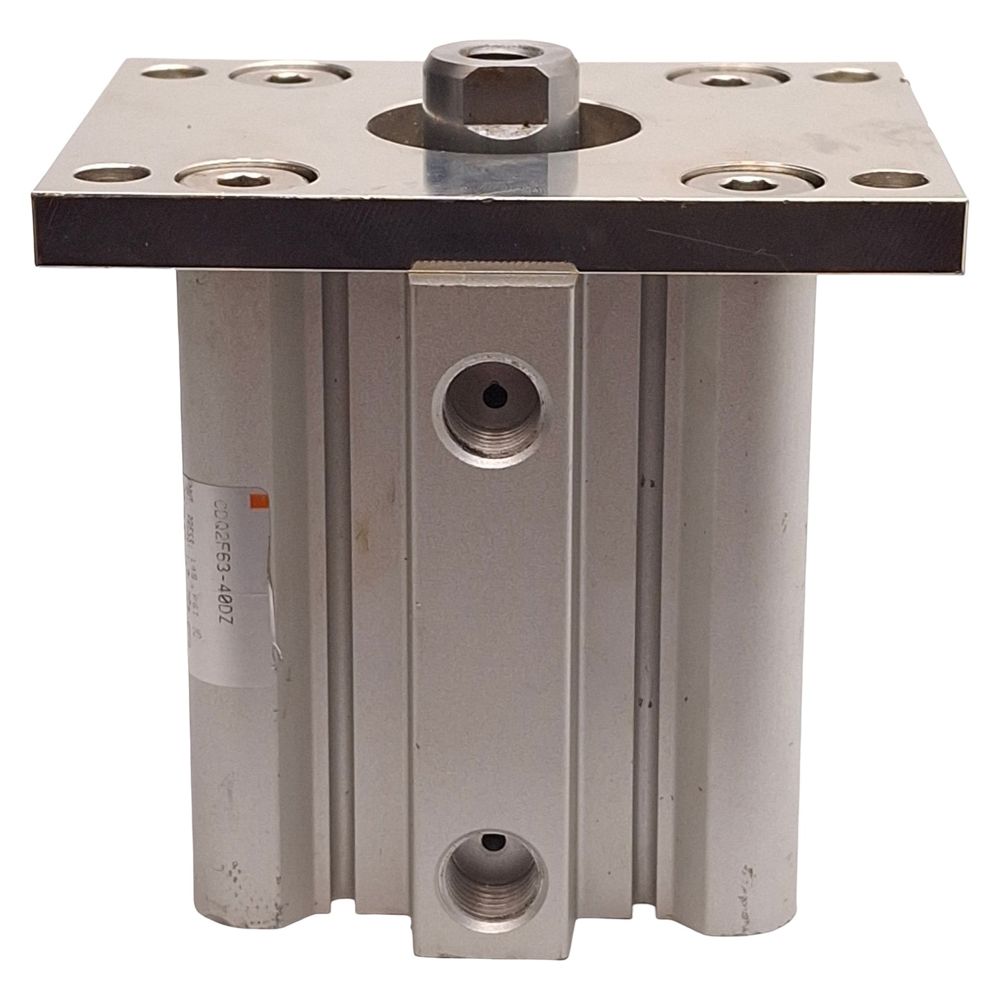 Used SMC CDQ2F63-40DZ Compact Cylinder, ø63mm Bore, 40mm Stroke, Rc1/4, 1.0MPa