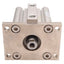 Used SMC CDQ2F63-40DZ Compact Cylinder, ø63mm Bore, 40mm Stroke, Rc1/4, 1.0MPa