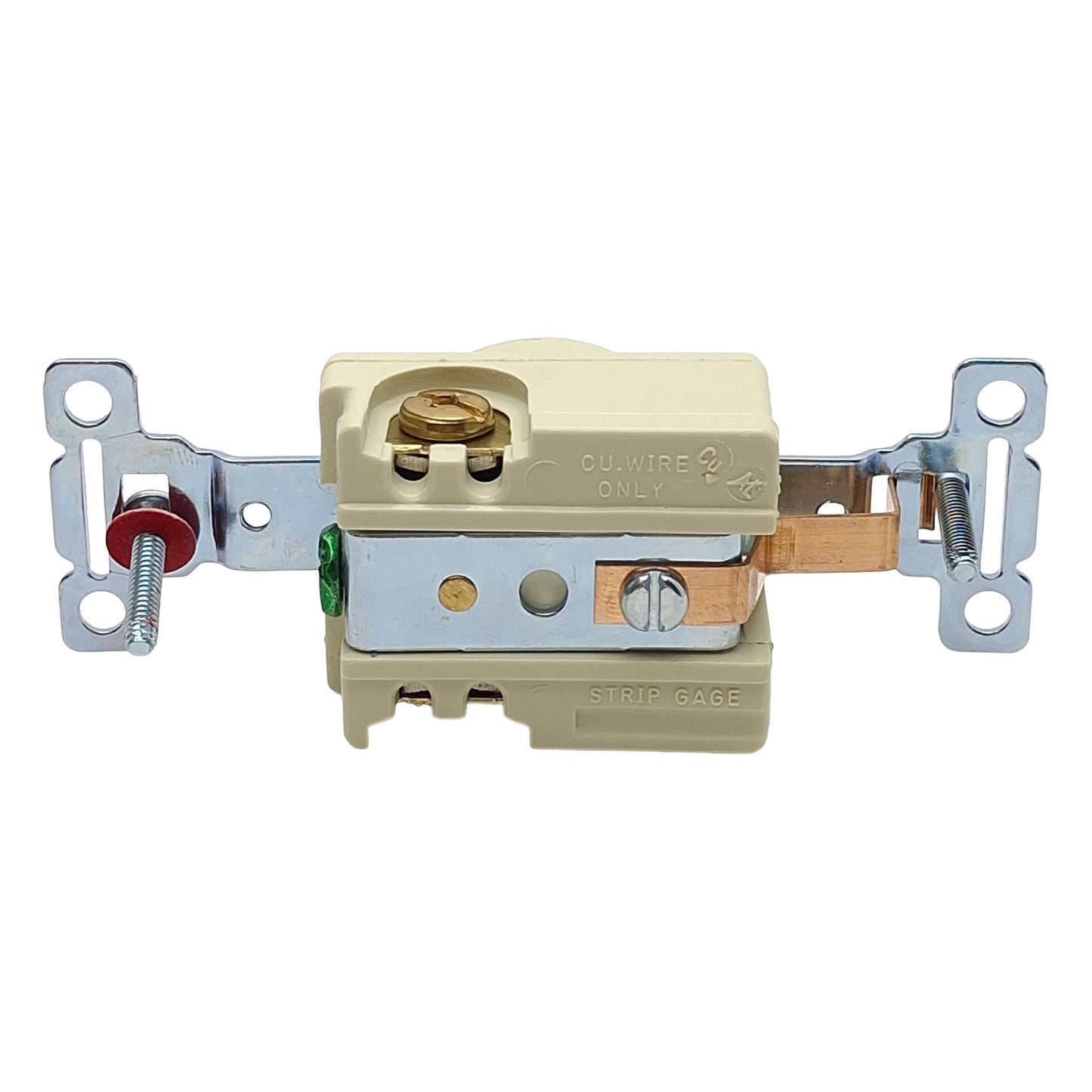 New Lot of 2 Bryant 5261-I Straight Blade Receptacle 2-Pole 3-Wire 15A 125VAC, 5-15R