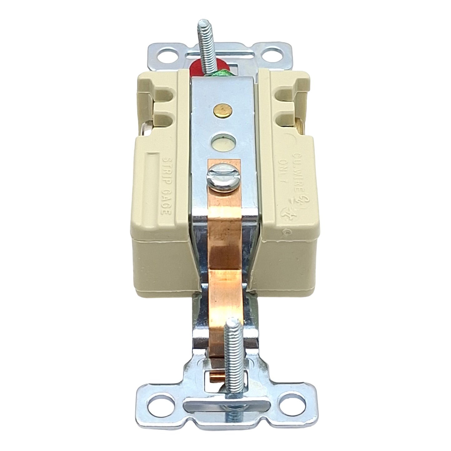 New Lot of 2 Bryant 5261-I Straight Blade Receptacle 2-Pole 3-Wire 15A 125VAC, 5-15R