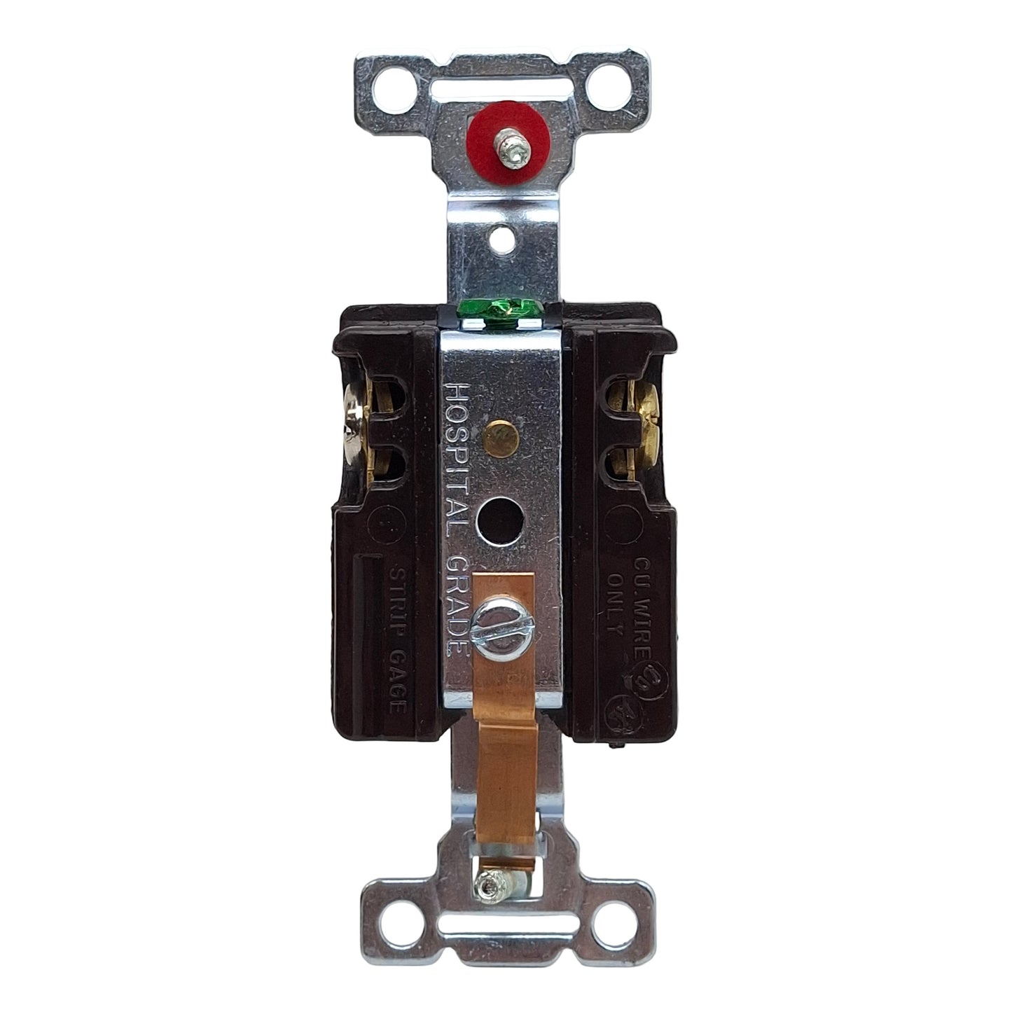 New Lot of 2 Bryant 8210 Straight Blade Receptacle, 2-Pole 3-Wire, 15A 125VAC, 5-15R