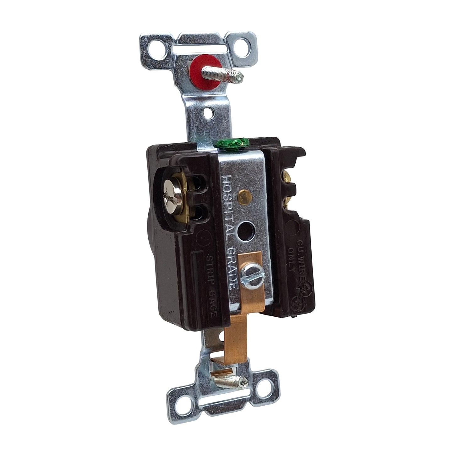 New Lot of 2 Bryant 8210 Straight Blade Receptacle, 2-Pole 3-Wire, 15A 125VAC, 5-15R