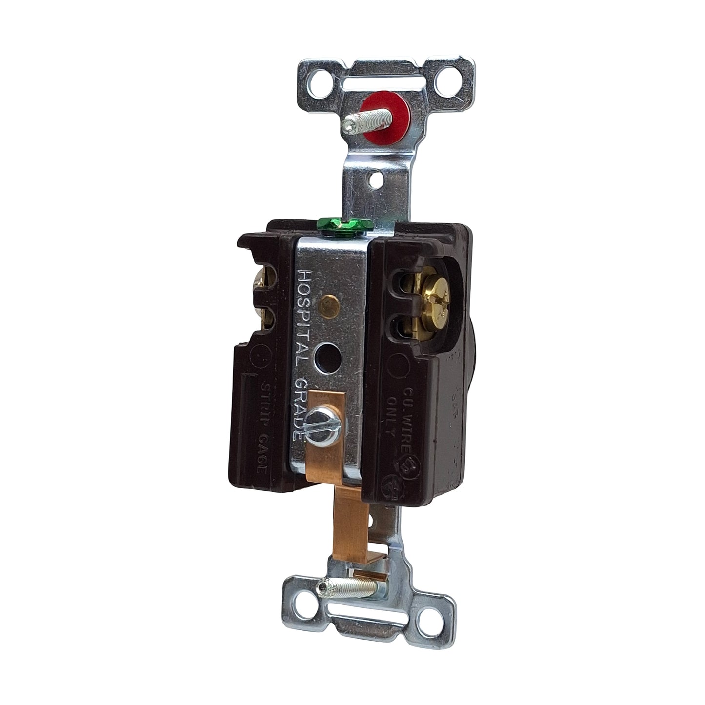 New Lot of 2 Bryant 8210 Straight Blade Receptacle, 2-Pole 3-Wire, 15A 125VAC, 5-15R