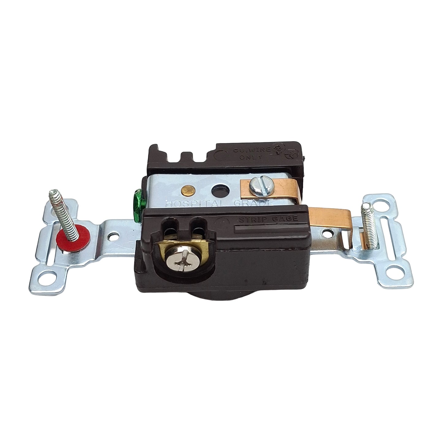 New Lot of 2 Bryant 8210 Straight Blade Receptacle, 2-Pole 3-Wire, 15A 125VAC, 5-15R