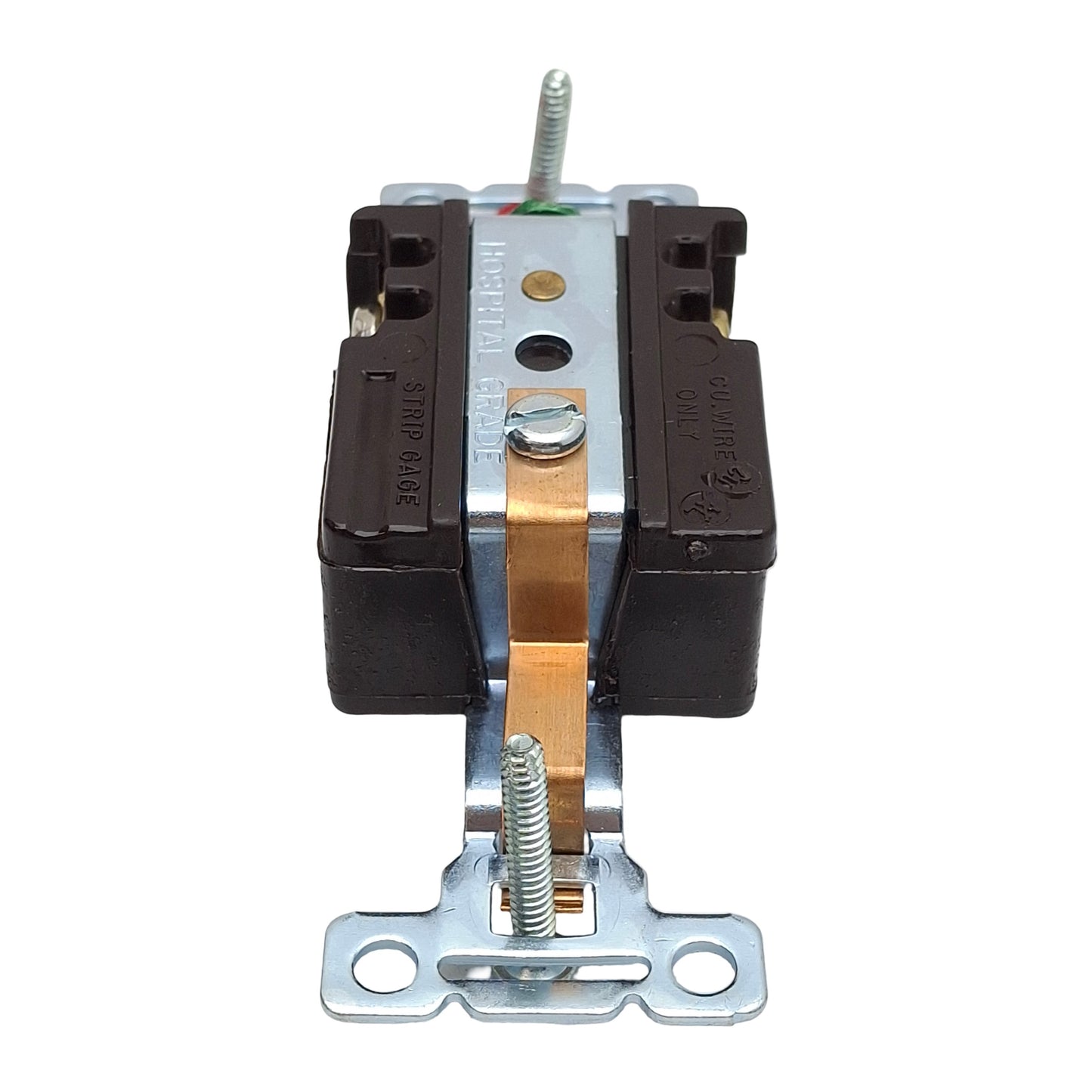 New Lot of 2 Bryant 8210 Straight Blade Receptacle, 2-Pole 3-Wire, 15A 125VAC, 5-15R