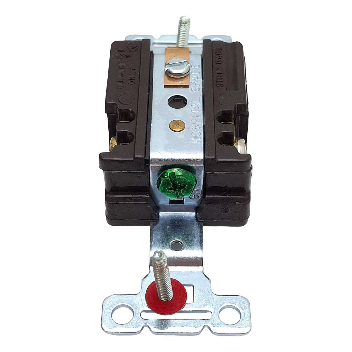 New Lot of 2 Bryant 8210 Straight Blade Receptacle, 2-Pole 3-Wire, 15A 125VAC, 5-15R