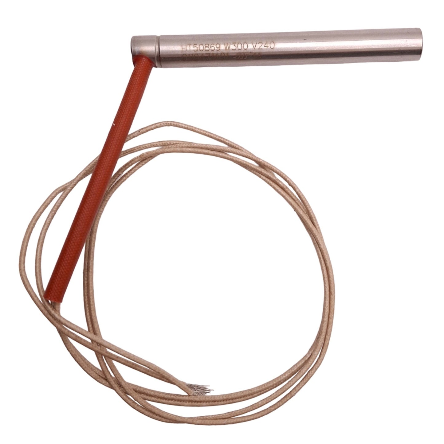 Used ProTherm HT50869 Cartridge Heater 300W, 240VAC, ø0.39" Rode, 3.48" Length, 2ft