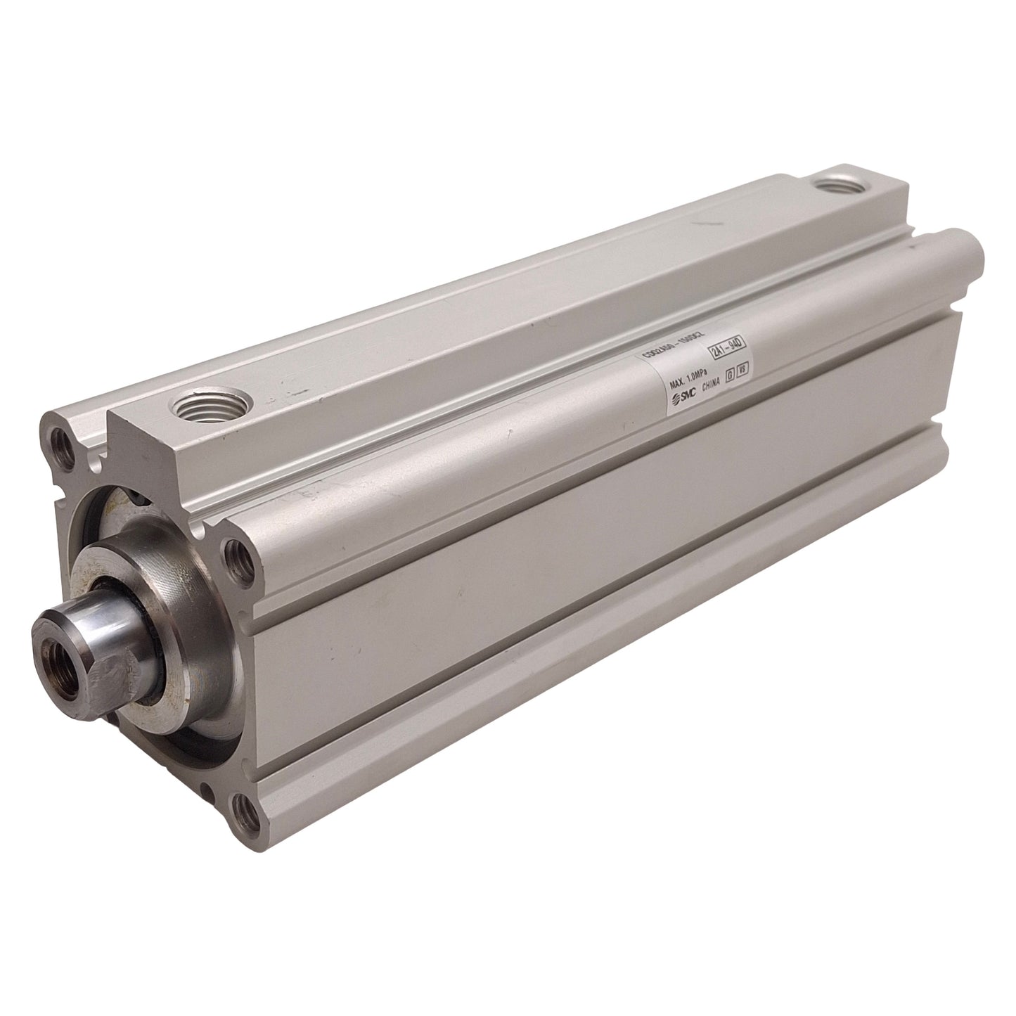 Used SMC CDQ2A50-150DCZ Compact Cylinder, ø50mm Bore, 150mm Stroke, 1.0MPa, Rc1/4