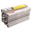 New – Open box SMC CDLQA40-25D-F Compact Cylinder w/ Lock, ø40mm Bore, 25mm Stroke, Rc1/8