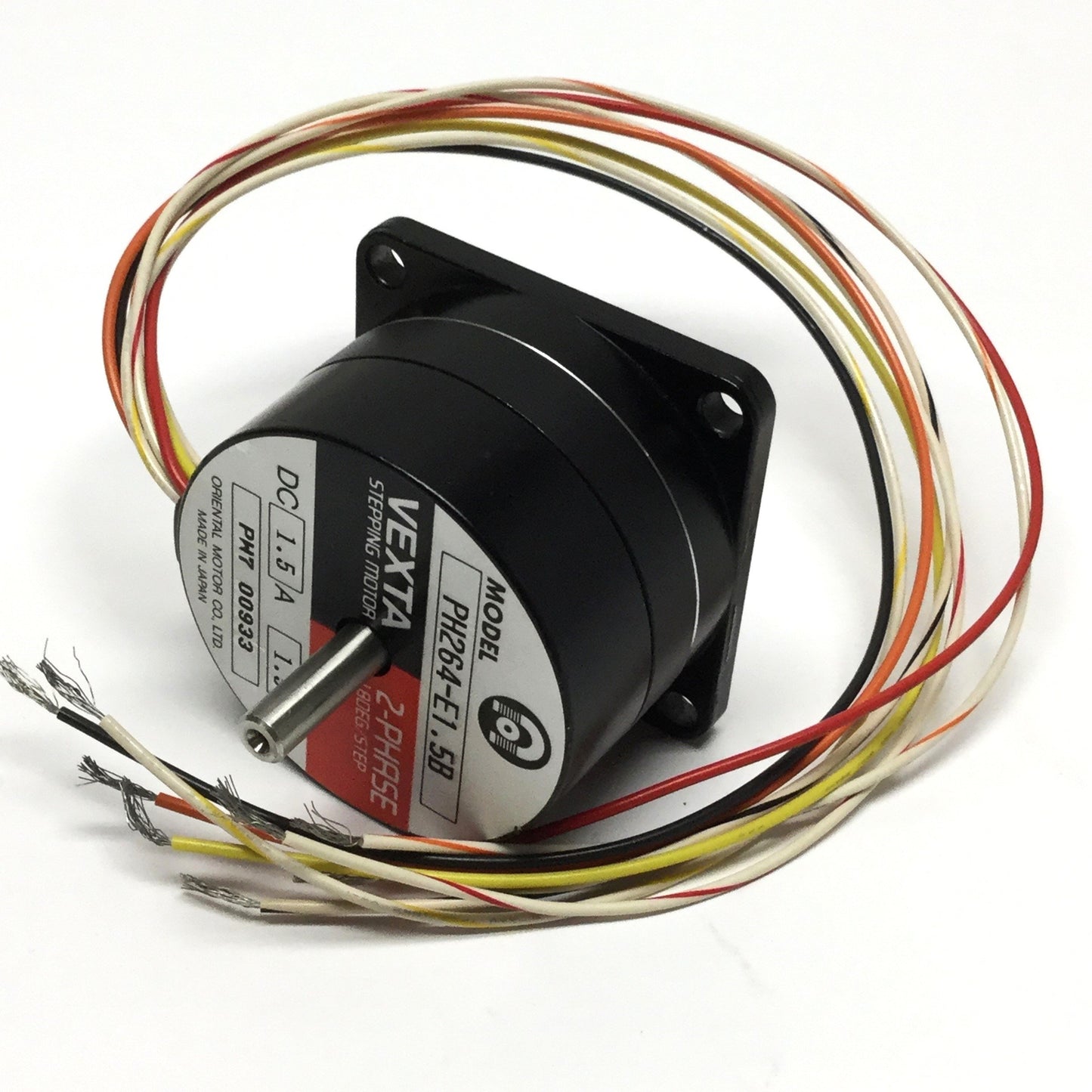 New – Open box Oriental Vexta PH264-E1.5B Stepper Motor, 2-Phase, 1.8° Step, ⌀1/4" Double Shaft