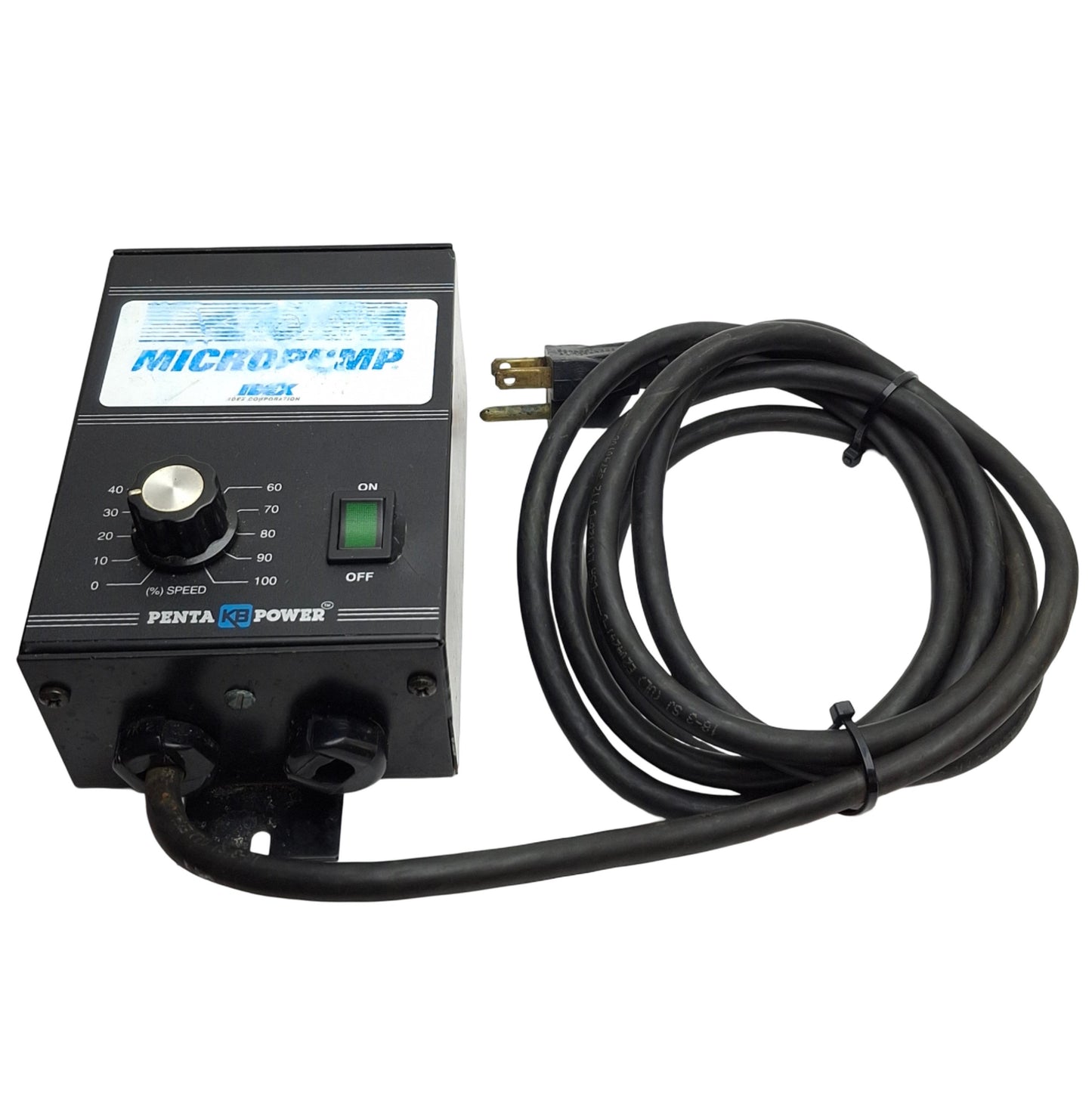 Used Micropump 83433-0402 Magnetic Pump Motor And Drive, 120VAC 5A Input, 3.5A Output
